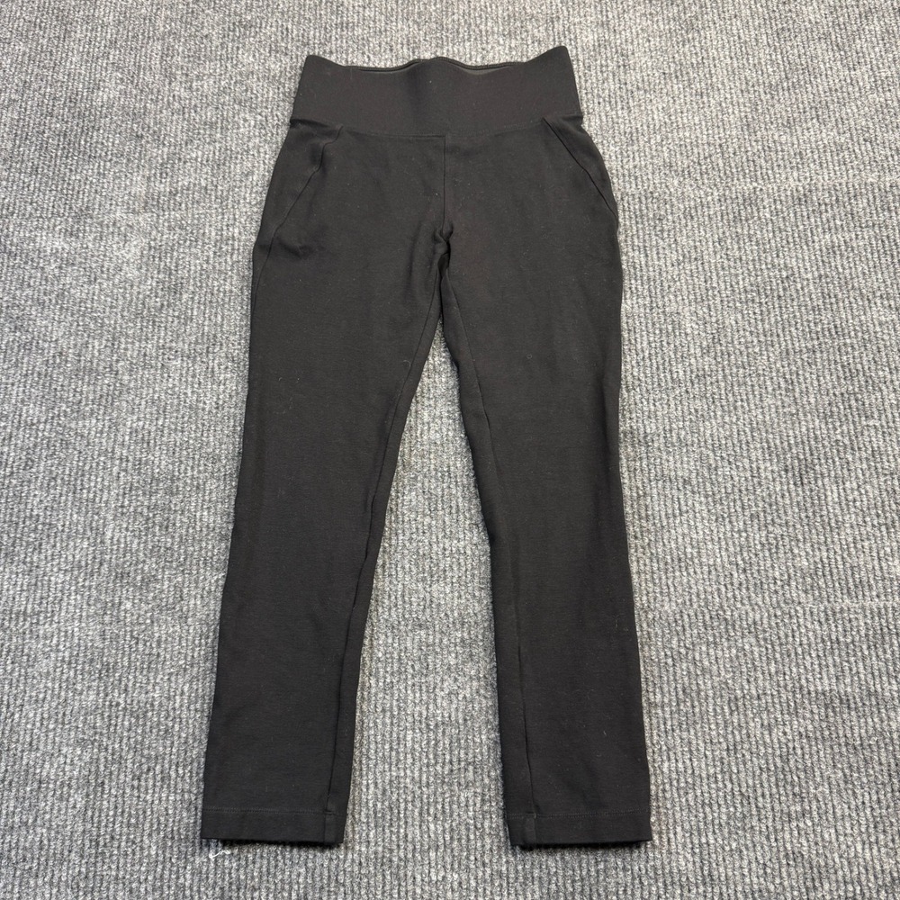 Brass Clothing Black Ponte Leggings High Rise Pockets Extra Small XS‎ Slim Leg